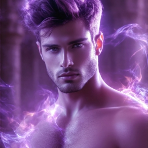 AI-generated abstract art featuring beautiful, handsome, sexy, shirtless, men, boys, lads. Fantasy, elemental mages typically have the ability to manipulate the basic elements, such as fire, water, earth, and air. This can extend to controlling sub-elements like ice, lightning, and sometimes even metal or wood.