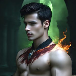 AI-generated abstract art featuring beautiful, handsome, sexy, shirtless, men, boys, lads. Fantasy, elemental mages typically have the ability to manipulate the basic elements, such as fire, water, earth, and air. This can extend to controlling sub-elements like ice, lightning, and sometimes even metal or wood.