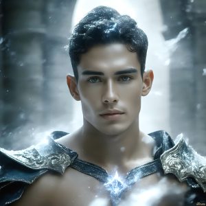 AI-generated abstract art featuring beautiful, handsome, sexy, shirtless, men, boys, lads. Fantasy, elemental mages typically have the ability to manipulate the basic elements, such as fire, water, earth, and air. This can extend to controlling sub-elements like ice, lightning, and sometimes even metal or wood.