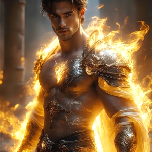 AI-generated abstract art featuring beautiful, handsome, sexy, shirtless, men, boys, lads. Fantasy, elemental mages typically have the ability to manipulate the basic elements, such as fire, water, earth, and air. This can extend to controlling sub-elements like ice, lightning, and sometimes even metal or wood.