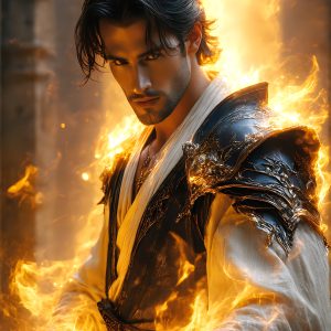 AI-generated abstract art featuring beautiful, handsome, sexy, shirtless, men, boys, lads. Fantasy, elemental mages typically have the ability to manipulate the basic elements, such as fire, water, earth, and air. This can extend to controlling sub-elements like ice, lightning, and sometimes even metal or wood.