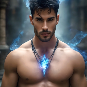 AI-generated abstract art featuring beautiful, handsome, sexy, shirtless, men, boys, lads. Fantasy, elemental mages typically have the ability to manipulate the basic elements, such as fire, water, earth, and air. This can extend to controlling sub-elements like ice, lightning, and sometimes even metal or wood.
