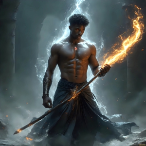 AI-generated abstract art featuring beautiful, handsome, sexy, shirtless, men, boys, lads. Fantasy, elemental mages typically have the ability to manipulate the basic elements, such as fire, water, earth, and air. This can extend to controlling sub-elements like ice, lightning, and sometimes even metal or wood.