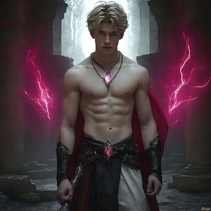 AI-generated abstract art featuring beautiful, handsome, sexy, shirtless, men, boys, lads. Fantasy, elemental mages typically have the ability to manipulate the basic elements, such as fire, water, earth, and air. This can extend to controlling sub-elements like ice, lightning, and sometimes even metal or wood.