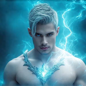 AI-generated abstract art featuring beautiful, handsome, sexy, shirtless, men, boys, lads. Fantasy, elemental mages typically have the ability to manipulate the basic elements, such as fire, water, earth, and air. This can extend to controlling sub-elements like ice, lightning, and sometimes even metal or wood.