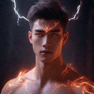 AI-generated abstract art featuring beautiful, handsome, sexy, shirtless, men, boys, lads. Fantasy, elemental mages typically have the ability to manipulate the basic elements, such as fire, water, earth, and air. This can extend to controlling sub-elements like ice, lightning, and sometimes even metal or wood.