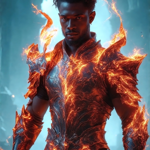 AI-generated abstract art featuring beautiful, handsome, sexy, shirtless, men, boys, lads. Fantasy, elemental mages typically have the ability to manipulate the basic elements, such as fire, water, earth, and air. This can extend to controlling sub-elements like ice, lightning, and sometimes even metal or wood.