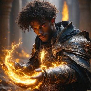 AI-generated abstract art featuring beautiful, handsome, sexy, shirtless, men, boys, lads. Fantasy, elemental mages typically have the ability to manipulate the basic elements, such as fire, water, earth, and air. This can extend to controlling sub-elements like ice, lightning, and sometimes even metal or wood.