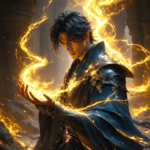 AI-generated abstract art featuring beautiful, handsome, sexy, shirtless, men, boys, lads. Fantasy, elemental mages typically have the ability to manipulate the basic elements, such as fire, water, earth, and air. This can extend to controlling sub-elements like ice, lightning, and sometimes even metal or wood.