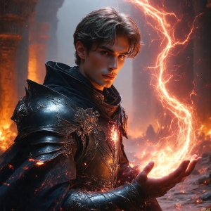 AI-generated abstract art featuring beautiful, handsome, sexy, shirtless, men, boys, lads. Fantasy, elemental mages typically have the ability to manipulate the basic elements, such as fire, water, earth, and air. This can extend to controlling sub-elements like ice, lightning, and sometimes even metal or wood.