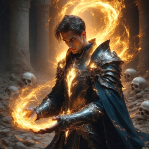 AI-generated abstract art featuring beautiful, handsome, sexy, shirtless, men, boys, lads. Fantasy, elemental mages typically have the ability to manipulate the basic elements, such as fire, water, earth, and air. This can extend to controlling sub-elements like ice, lightning, and sometimes even metal or wood.