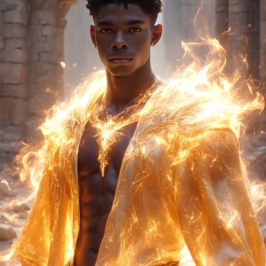 AI-generated abstract art featuring beautiful, handsome, sexy, shirtless, men, boys, lads. Fantasy, elemental mages typically have the ability to manipulate the basic elements, such as fire, water, earth, and air. This can extend to controlling sub-elements like ice, lightning, and sometimes even metal or wood.