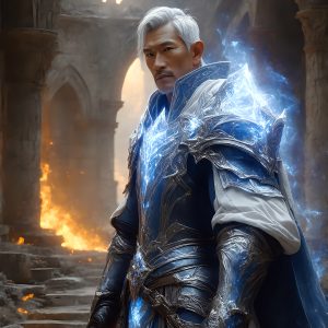 AI-generated abstract art featuring beautiful, handsome, sexy, shirtless, men, boys, lads. Fantasy, elemental mages typically have the ability to manipulate the basic elements, such as fire, water, earth, and air. This can extend to controlling sub-elements like ice, lightning, and sometimes even metal or wood.