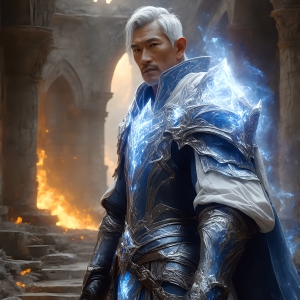 AI-generated abstract art featuring beautiful, handsome, sexy, shirtless, men, boys, lads. Fantasy, elemental mages typically have the ability to manipulate the basic elements, such as fire, water, earth, and air. This can extend to controlling sub-elements like ice, lightning, and sometimes even metal or wood.