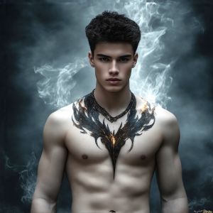 AI-generated abstract art featuring beautiful, handsome, sexy, shirtless, men, boys, lads. Fantasy, elemental mages typically have the ability to manipulate the basic elements, such as fire, water, earth, and air. This can extend to controlling sub-elements like ice, lightning, and sometimes even metal or wood.