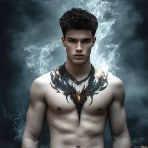 AI-generated abstract art featuring beautiful, handsome, sexy, shirtless, men, boys, lads. Fantasy, elemental mages typically have the ability to manipulate the basic elements, such as fire, water, earth, and air. This can extend to controlling sub-elements like ice, lightning, and sometimes even metal or wood.