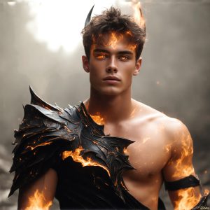 AI-generated abstract art featuring beautiful, handsome, sexy, shirtless, men, boys, lads. Fantasy, elemental mages typically have the ability to manipulate the basic elements, such as fire, water, earth, and air. This can extend to controlling sub-elements like ice, lightning, and sometimes even metal or wood.