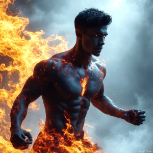 AI-generated abstract art featuring beautiful, handsome, sexy, shirtless, men, boys, lads. Fantasy, elemental mages typically have the ability to manipulate the basic elements, such as fire, water, earth, and air. This can extend to controlling sub-elements like ice, lightning, and sometimes even metal or wood.