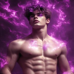 AI-generated abstract art featuring beautiful, handsome, sexy, shirtless, men, boys, lads. Fantasy, elemental mages typically have the ability to manipulate the basic elements, such as fire, water, earth, and air. This can extend to controlling sub-elements like ice, lightning, and sometimes even metal or wood.