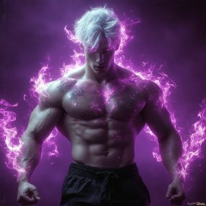 AI-generated abstract art featuring beautiful, handsome, sexy, shirtless, men, boys, lads. Fantasy, elemental mages typically have the ability to manipulate the basic elements, such as fire, water, earth, and air. This can extend to controlling sub-elements like ice, lightning, and sometimes even metal or wood.