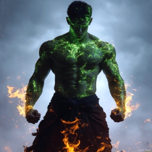 AI-generated abstract art featuring beautiful, handsome, sexy, shirtless, men, boys, lads. Fantasy, elemental mages typically have the ability to manipulate the basic elements, such as fire, water, earth, and air. This can extend to controlling sub-elements like ice, lightning, and sometimes even metal or wood.