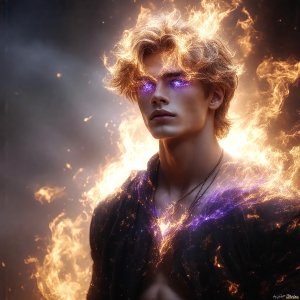 AI-generated abstract art featuring beautiful, handsome, sexy, shirtless, men, boys, lads. Fantasy, elemental mages typically have the ability to manipulate the basic elements, such as fire, water, earth, and air. This can extend to controlling sub-elements like ice, lightning, and sometimes even metal or wood.