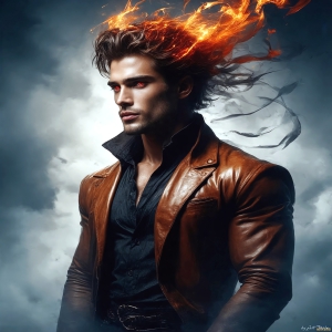 AI-generated abstract art featuring beautiful, handsome, sexy, shirtless, men, boys, lads. Fantasy, elemental mages typically have the ability to manipulate the basic elements, such as fire, water, earth, and air. This can extend to controlling sub-elements like ice, lightning, and sometimes even metal or wood.