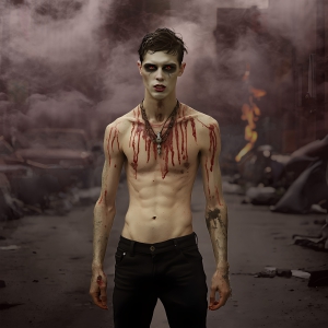 Twinkapocalypse, When Young Male Zombie Twinks, Attack. It's a zombie apocalypse, where young, handsome, freshly turned zombies, still handsome, and even sexy, wonder the city streets, looking for brains to eat.