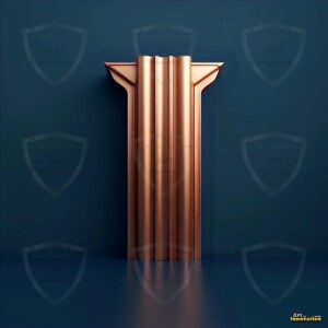 AI-generated metallic logo designs polished gold, silver, and chrome metallic symbol logos for business branding. 38 UHD logo concepts ready for your company by Art by Innovation.