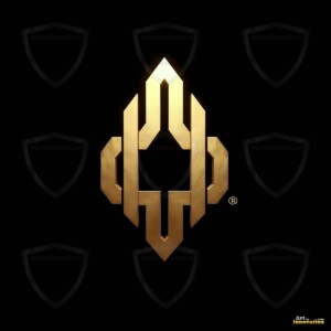 AI-generated metallic logo designs polished gold, silver, and chrome metallic symbol logos for business branding. 38 UHD logo concepts ready for your company by Art by Innovation.