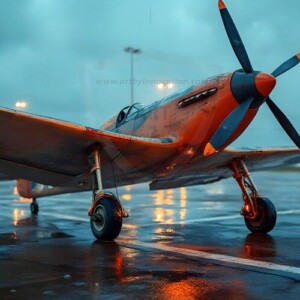 AI-generated military plane art - P-51 Mustangs, Spitfires, F-22 Raptors, vintage warbirds and modern fighters. Photorealistic UHD wallpapers by Art by Innovation.