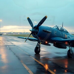 AI-generated military plane art - P-51 Mustangs, Spitfires, F-22 Raptors, vintage warbirds and modern fighters. Photorealistic UHD wallpapers by Art by Innovation.