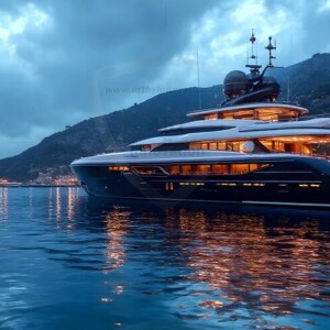 AI-generated yacht art - superyachts, sailing yachts, classic Riva runabouts. Photorealistic UHD marine wallpapers by Art by Innovation.