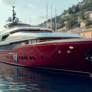 AI-generated yacht art - superyachts, sailing yachts, classic Riva runabouts. Photorealistic UHD marine wallpapers by Art by Innovation.