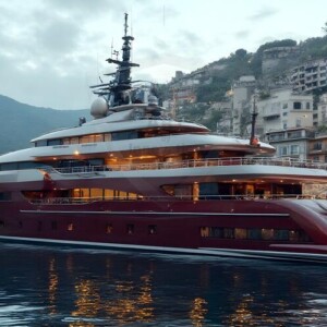 AI-generated yacht art - superyachts, sailing yachts, classic Riva runabouts. Photorealistic UHD marine wallpapers by Art by Innovation.