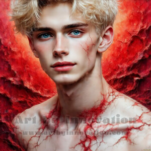 AI-generated abstract art of handsome men emerging from classic oil painting canvases — art imitating life. Surreal, stunning digital art concept by Jeff Dupler.