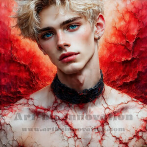 AI-generated abstract art of handsome men emerging from classic oil painting canvases — art imitating life. Surreal, stunning digital art concept by Jeff Dupler.