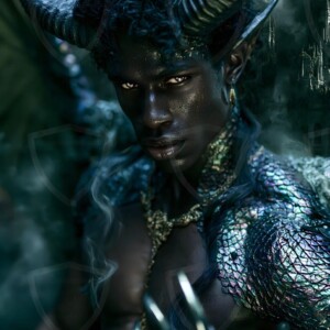 AI-generated hot sexy male demon art handsome succubus demons with dark wings emerging from the ruins of hell. Dark & Legendary Collection. 240+ images by Jeff Dupler.