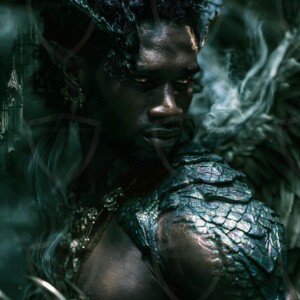 AI-generated hot sexy male demon art handsome succubus demons with dark wings emerging from the ruins of hell. Dark & Legendary Collection. 240+ images by Jeff Dupler.