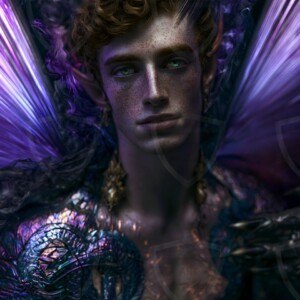 AI-generated hot sexy male demon art handsome succubus demons with dark wings emerging from the ruins of hell. Dark & Legendary Collection. 240+ images by Jeff Dupler.