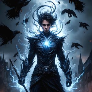 AI male art photos with a fantastical atmosphere. Imagine a Hogwarts School of Witchcraft student, from the Harry Potter series, a handsome, beautiful, and attractive, shirtless young teenage boy, standing firm against a threat. With a detailed Hogwarts castle background, casting a powerful spell, conjuring creatures based on their assigned house crest. From Demonic snakes, powerful lions, fierce badgers, or a murder of Crows. Dementors floating ominously in a cloudy sky, and sparks, shadows, and cinematic lighting, offering an otherworldly vibe.