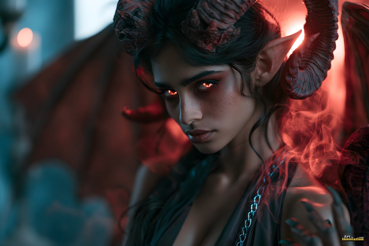 Hot Sexy Female Demons – AI Dark Art