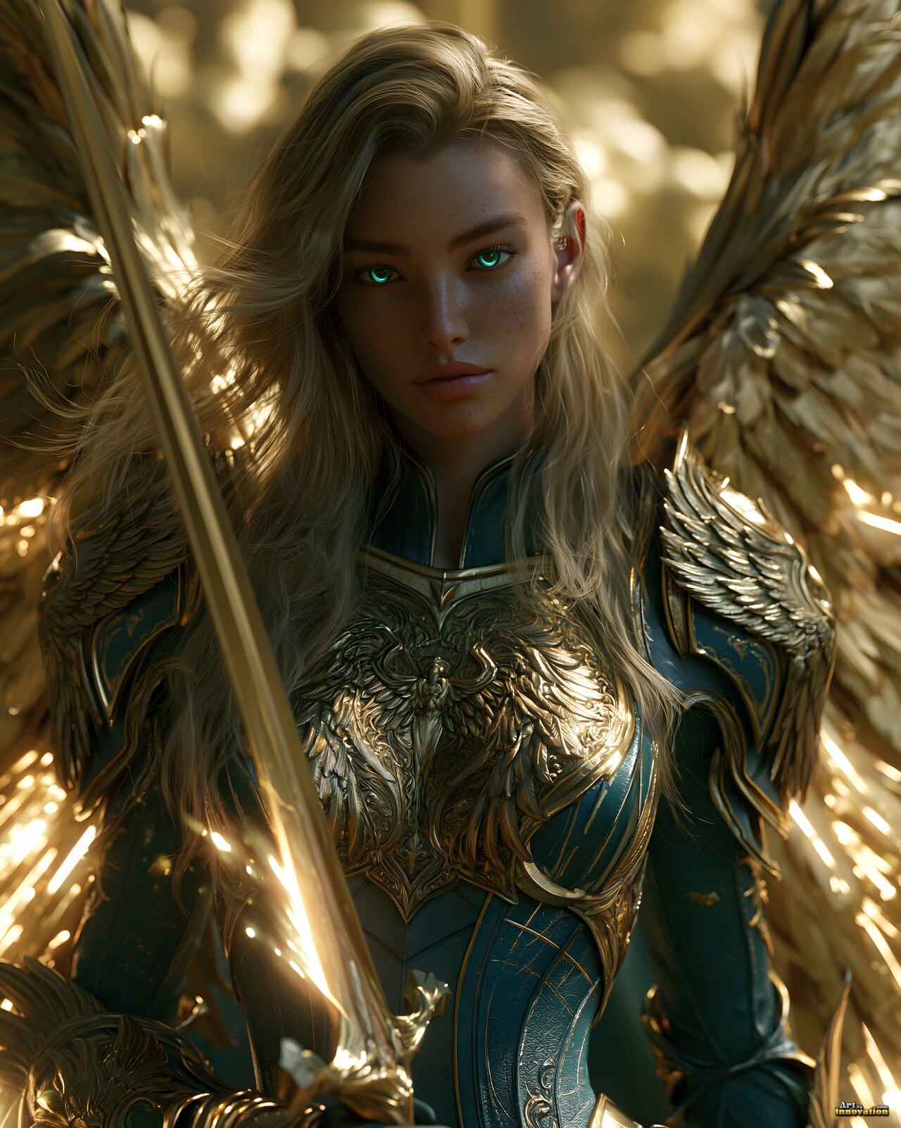 Holy Divine Female Angels – AI Art