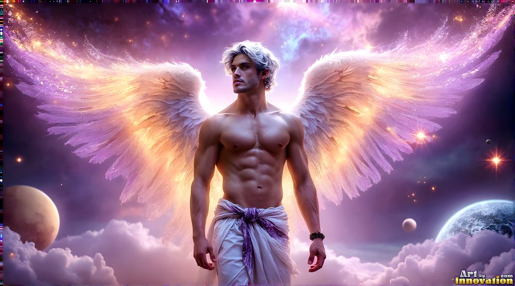 Angels from Above - AI Fantasy Art