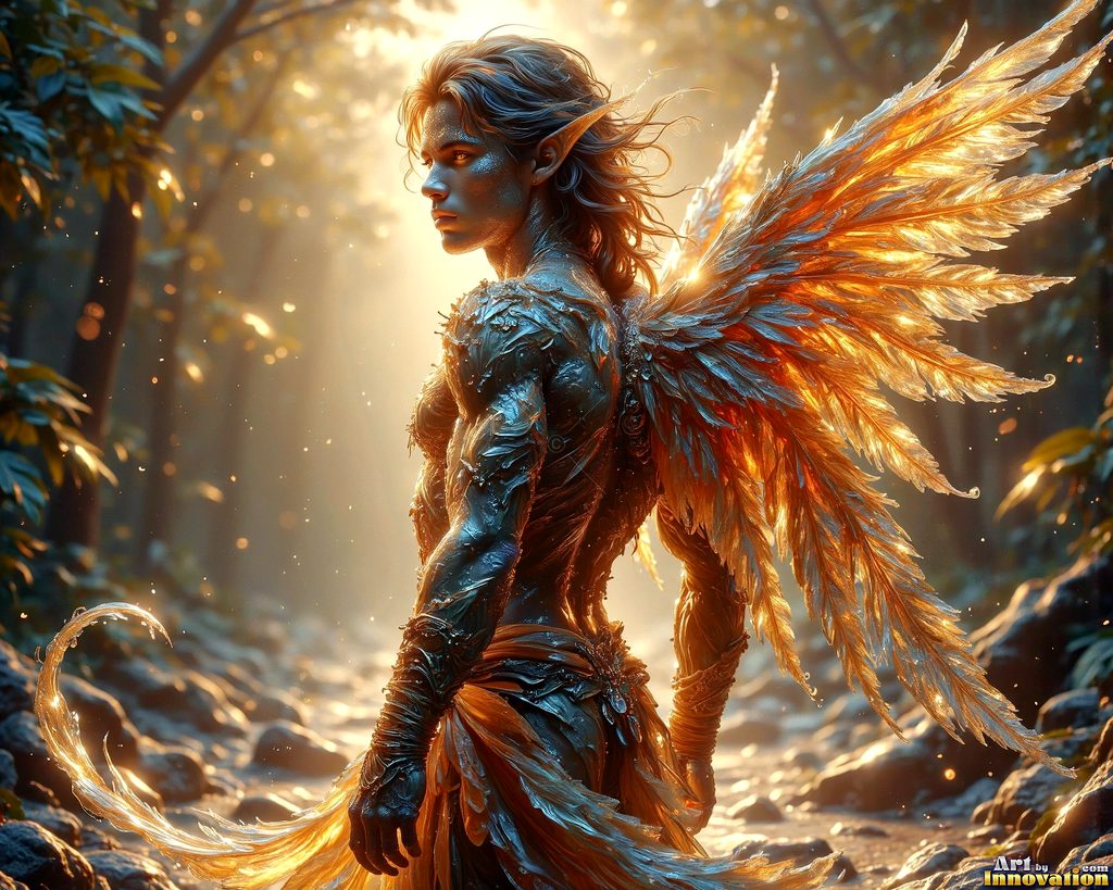Angels of the Elements - AI Elemental Angel Art Gallery