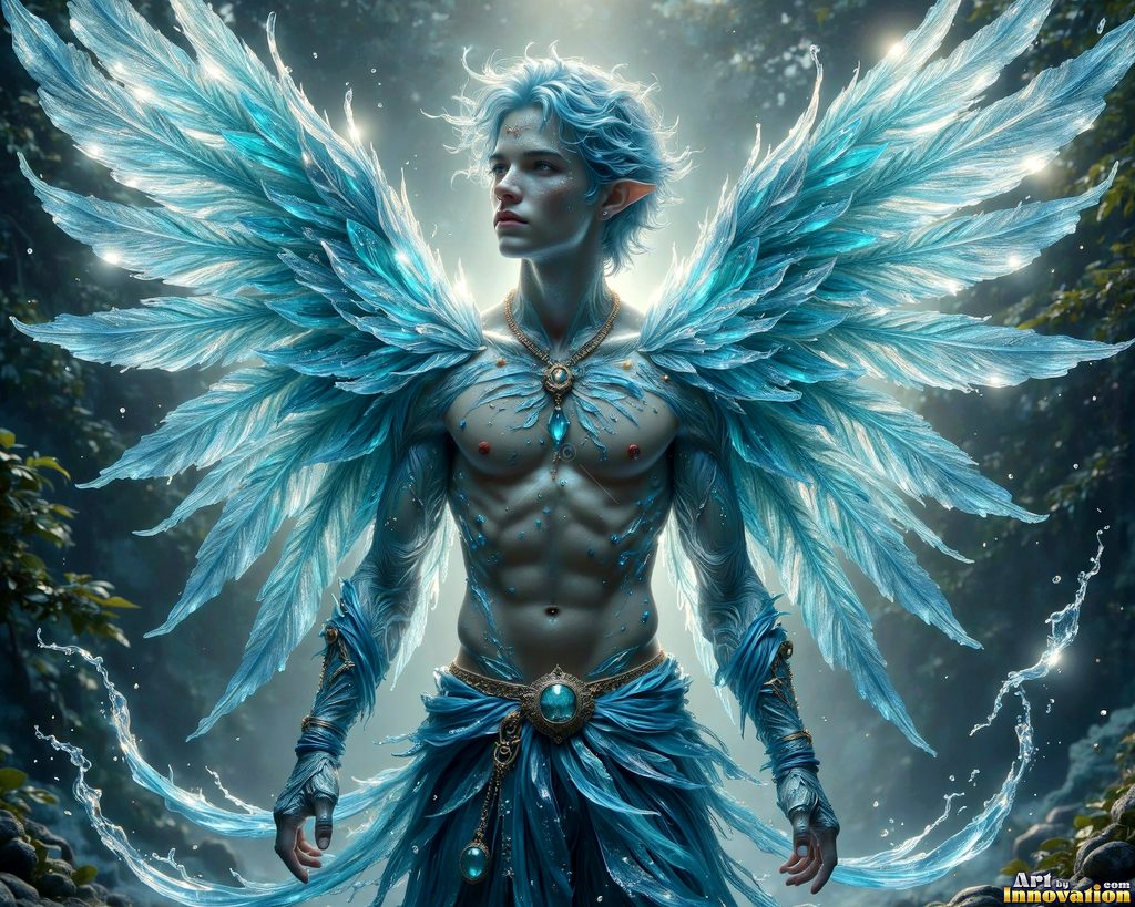 Angels of the Elements - AI Elemental Angel Art Gallery