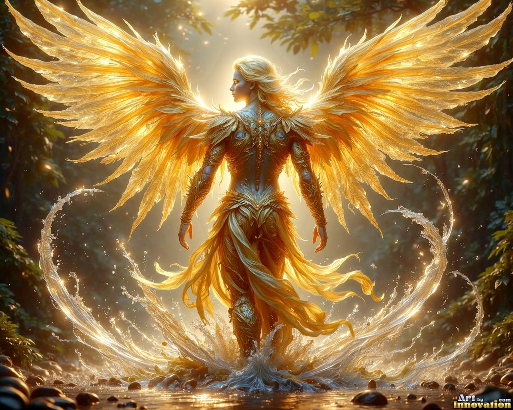 Angels of the Elements - AI Elemental Angel Art Gallery