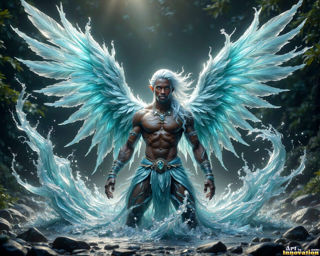 Angels of the Elements - AI Elemental Angel Art Gallery