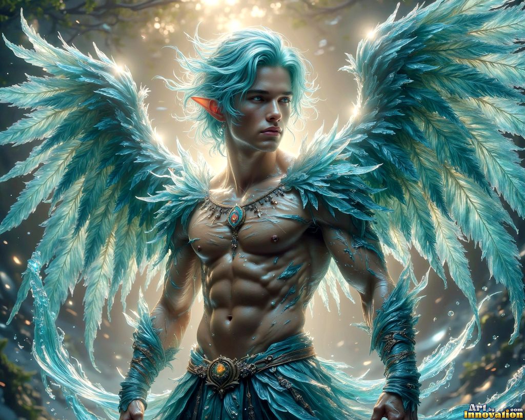 Angels of the Elements - AI Elemental Angel Art Gallery