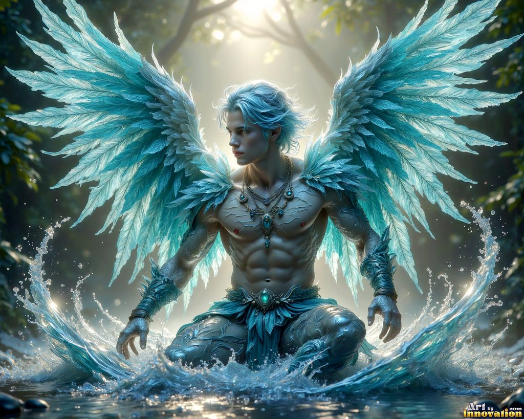 Angels of the Elements - AI Elemental Angel Art Gallery